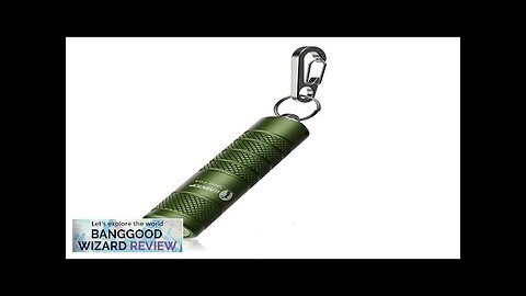 Lumintop Silver Fox 760LM Mini LED Keychain Flashlight 14500 AA EDC Compact Review