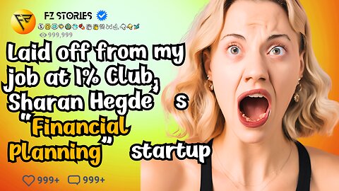 Laid off from my job at 1% Club, Sharan Hegde’s “financial planning” startup - "Personal Finance"