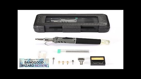 HS-1115K Soldering Iron Professional 10 in 1 Soldering Iron Set Butane Gas Review