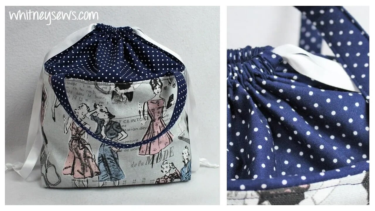 Drawstring Project Bag | Sewing How to