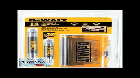 DEWALT Screwdriver Bit Set Magnetic Drive Guide 14-Piece (DW2097CS) Pack of 1 Review