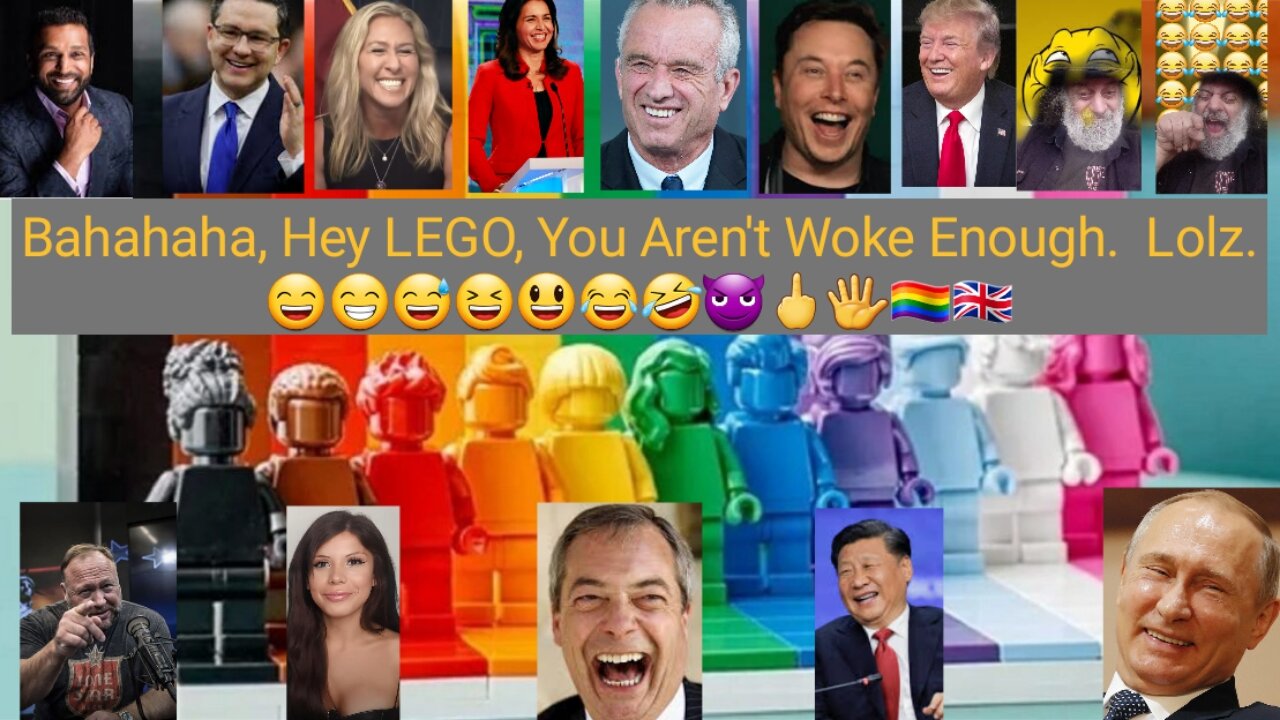 LEGO Not Woke Enough For London Museum. 😄😁😅😆😃😂🤣😈🖕🖐🏳️🌈🇬🇧