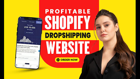 I will create a successful shopify dropshipping store shopify ecommerce website design