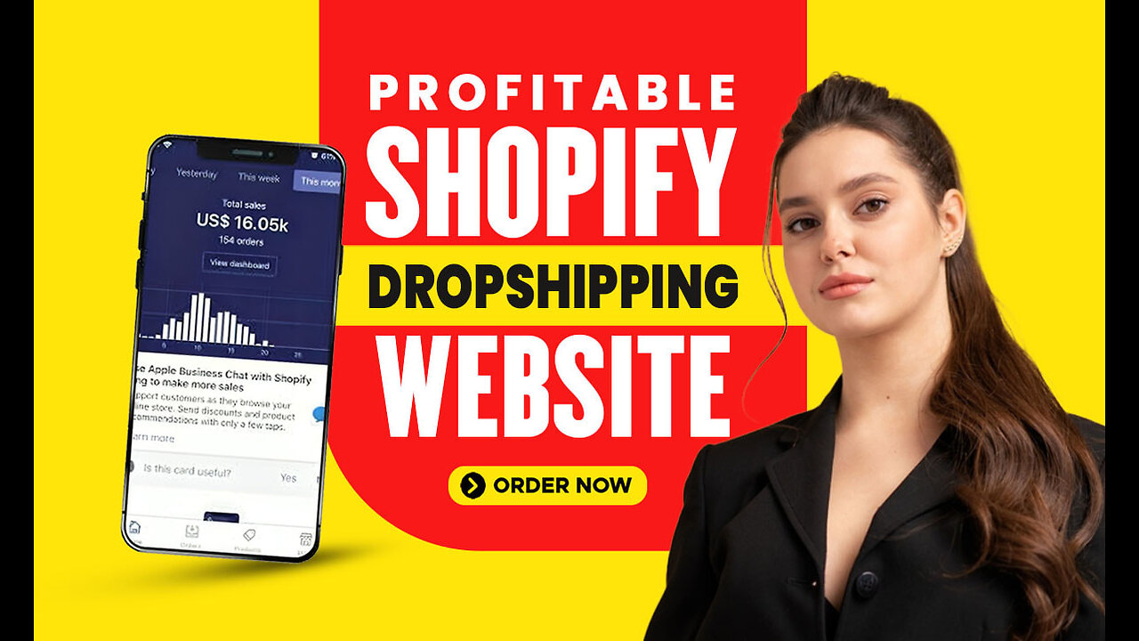 I will create a successful shopify dropshipping store shopify ecommerce website design