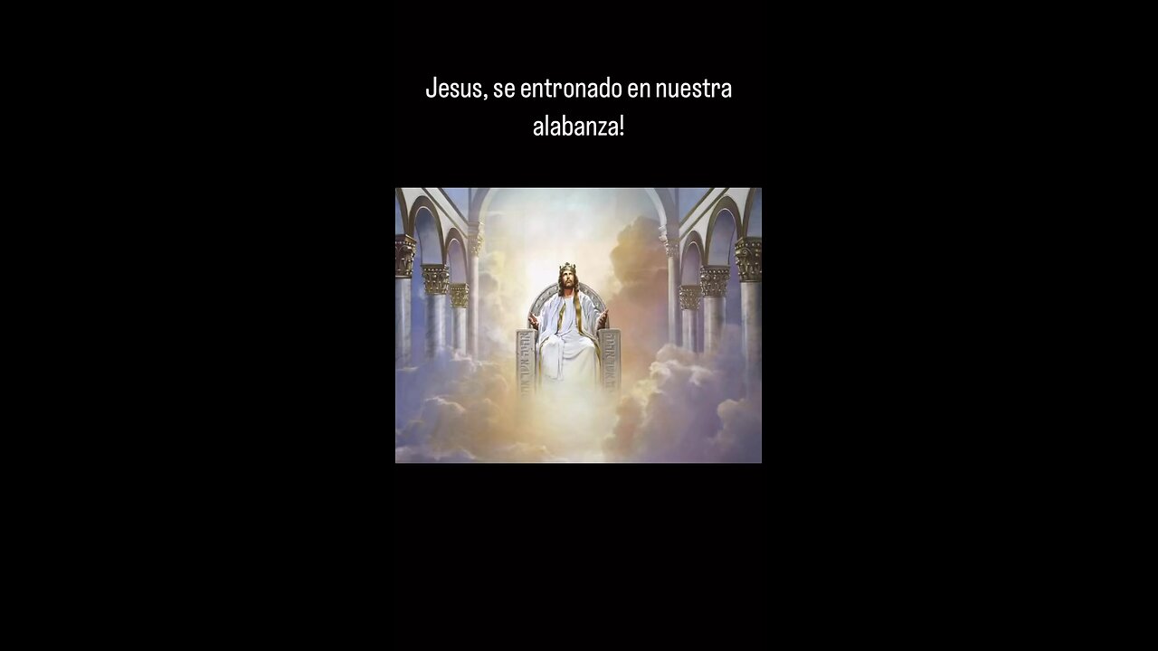 Jesus, se entronado en nuestra alabanza!