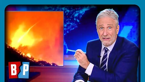 JON STEWART SKEWERS PARTISAN POLITICS ON LA FIRES