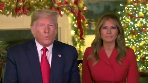 Merry Christmas from President Donald and Melania Trump 🎄