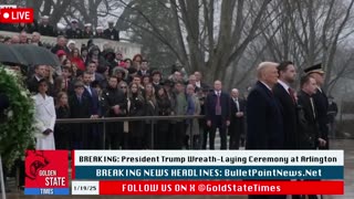 GST - President Trump SHOCKS at Wreath-laying Ceremony at Arlington National Cemetery!