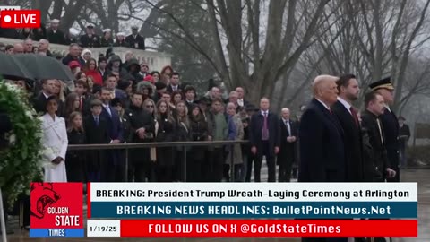 GST - President Trump SHOCKS at Wreath-laying Ceremony at Arlington National Cemetery!