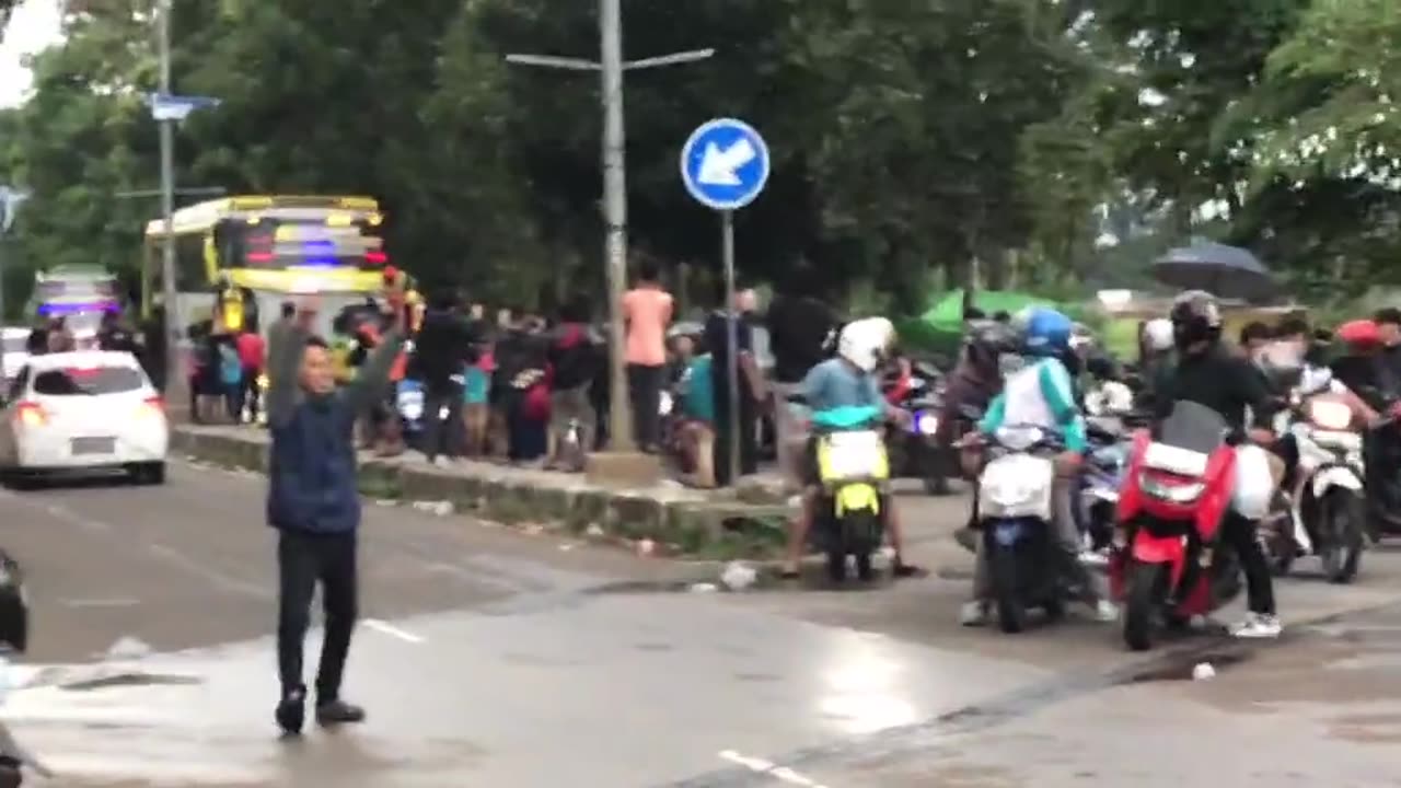 viral, the sound of the tourist bus horn is very popular with the public