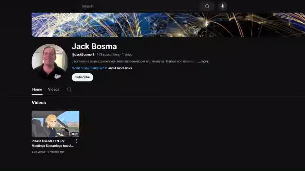 Please Cteate A YouTube Channel Using The Name Jack Bosma