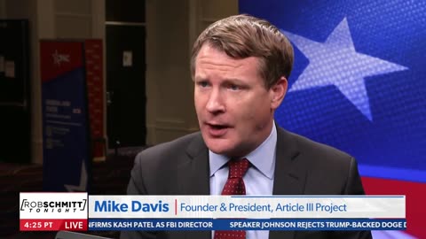 Mike Davis: "We went from dead on arrival to Director Kash Patel"