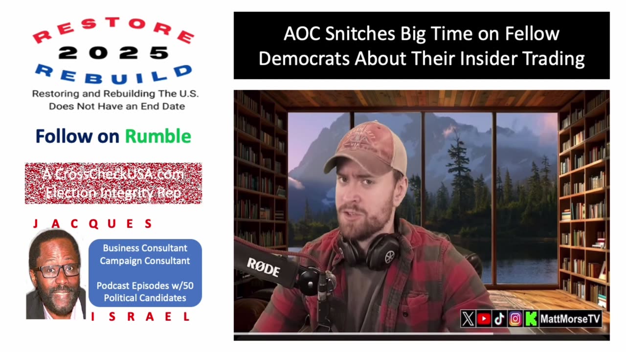AOC Snitches on Her Democrat Colleagues About Insider Trading
