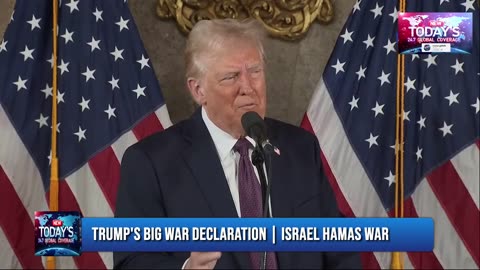 Donald Trump LIVE | Trump's Big War Declaration | Israel Hamas War | Trump LIVE | Trump Latest News