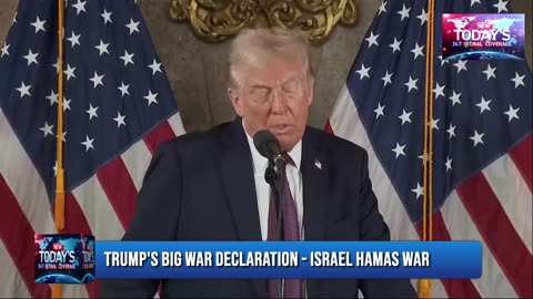 Donald Trump LIVE | Trump's Big War Declaration | Israel Hamas War | Trump LIVE | Trump Latest News