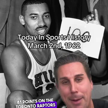 THE HISTORIC SPORTS MOMENT OF MARCH 2nd, 1962