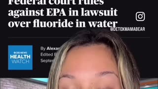 B💥💥M..!!! Federal Court rules against EPA in lawsuit over FLUORIDE in water.!!!💥💥💥