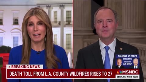 Adam Schiff addresses the California wildfires