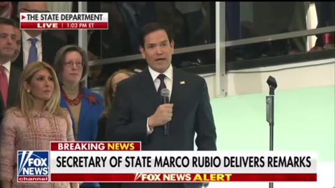 Secretary of State Marco Rubio delivers remarks