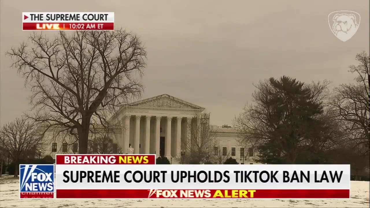 Breaking The Supreme Court has upheld the TikTok Ban!