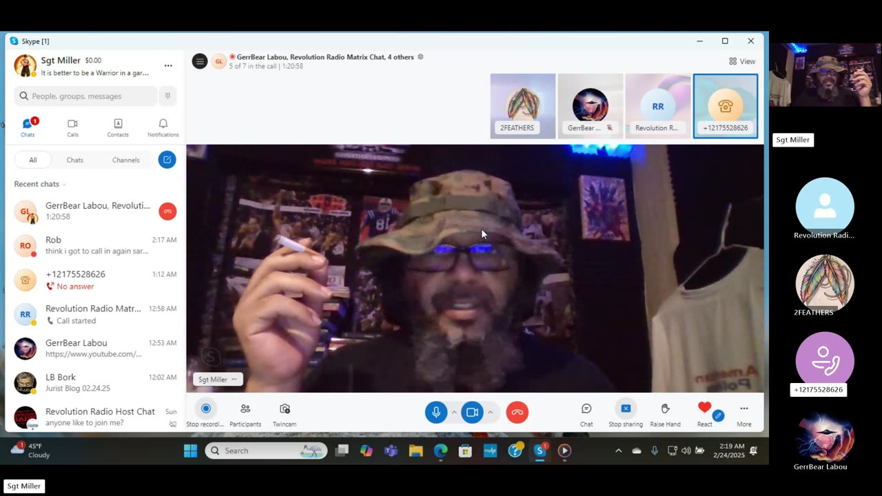 First Formation with Sgt Miller Mon Feb 24th 2025