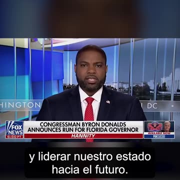Trump-endorsed Congressman Byron Donalds announces candidacy for Florida Governor