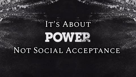It's Always About Power