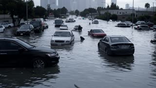 LA’s Flash Flood: Rain Says, ‘Swim, Hollywood!’ flash flood warning