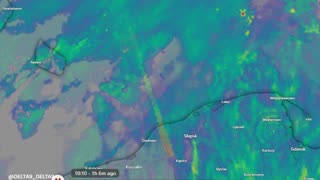 doppler radar anomalies spotted over Europe 26.1.25