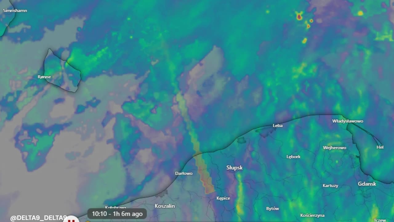 doppler radar anomalies spotted over Europe 26.1.25