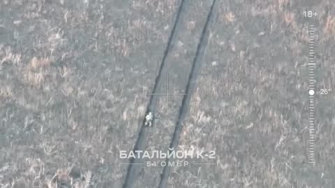 Russian Soldiers Scatter After APC is Completely Demolished by Ukrainian Drone