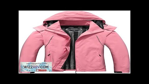 MOERDENG Women's Waterproof Rain Jacket Outdoor Lightweight Hooded Raincoat for Hiking Review