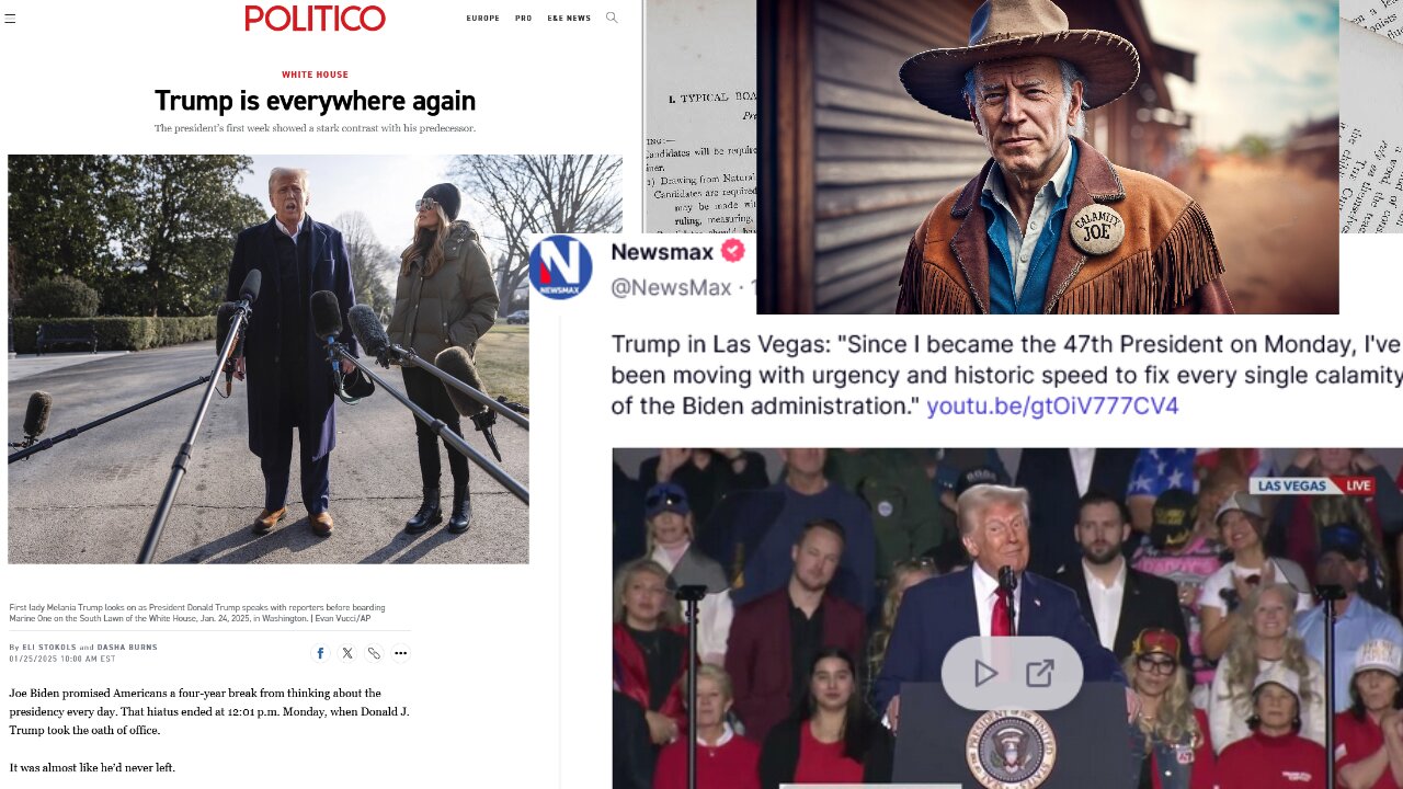 Trump 'Moving With Urgency' to Fix Biden's "Calamity"
