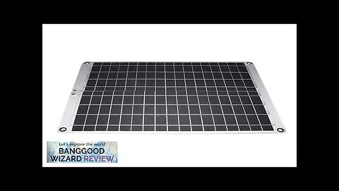 12V/5V 20W Monocrystalline Silicon Solar Panel With Alligator Clip Review