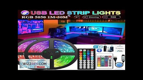 LED Strip Lights RGB Bluetooth Tuya 5050 Flexible Ribbon Luce Music Sync Review