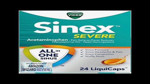 Vicks Sinex SEVERE LiquiCaps All-In-One Sinus Relief Non-Drowsy Nasal Decongestant Review