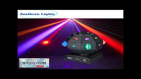 Dynamic Beam Lamp Shake Head Laser Red Green Blue Laser Color Rich Review