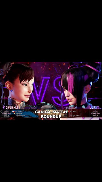Kuya Kalbo SF6 Casual Match Roundup. Chun Li 4 star Diamond Rank [Hori Fight Stick]