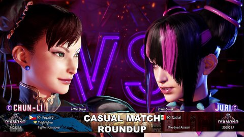 Kuya Kalbo SF6 Casual Match Roundup. Chun Li 4 star Diamond Rank [Hori Fight Stick]