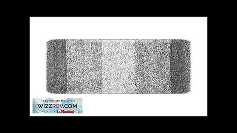 Bathroom Rug 36"x24" Absorbent Soft Bath Mat Machine Washable Quick Dry Non-Slip Review