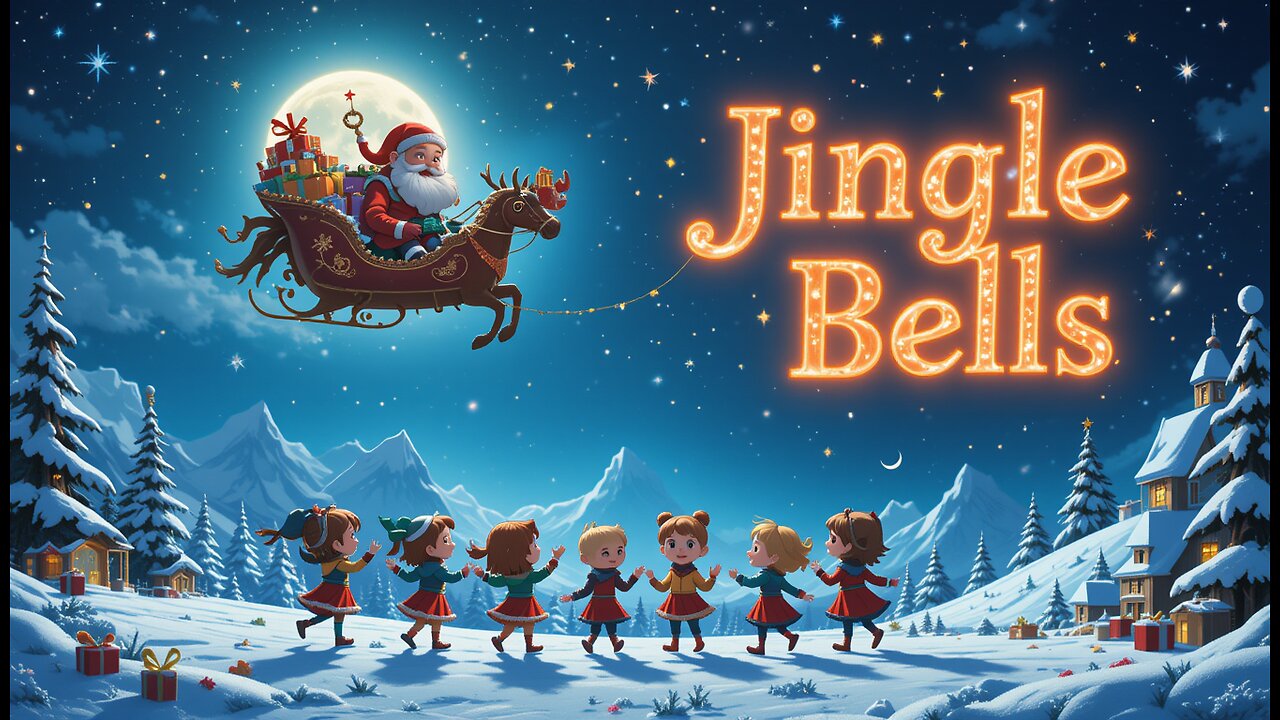 Jingle Bells: Santa Claus and Dancing Kids Celebration! Christmas Songs for Kids