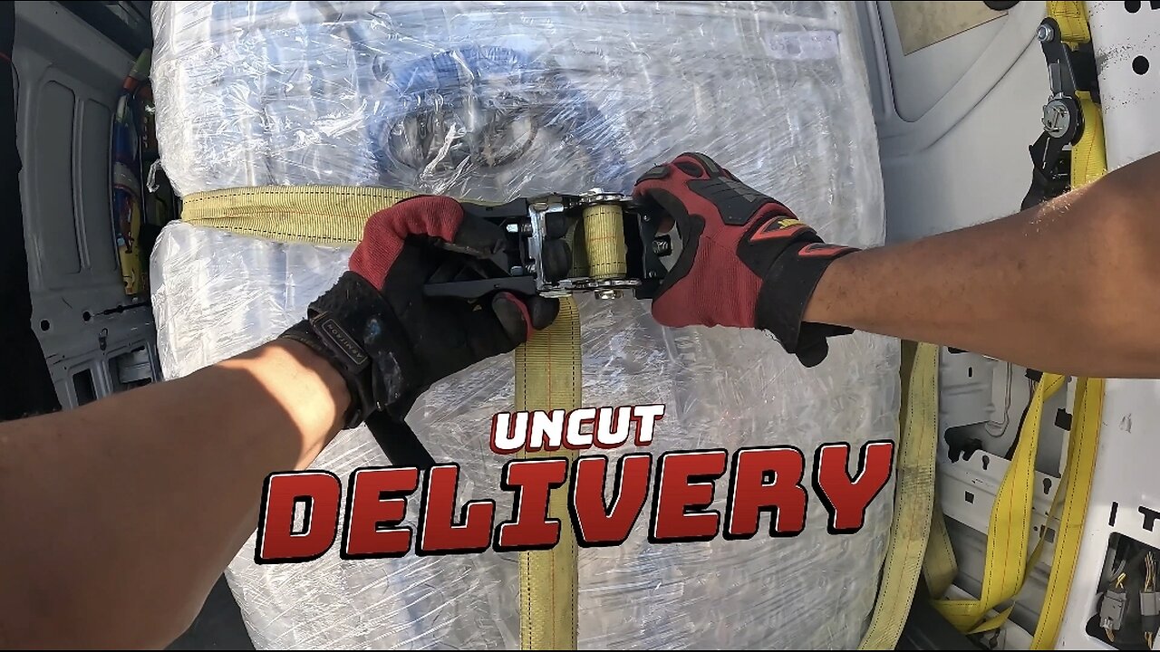 Full Dolly App delivery (UNCUT) 3 mile route