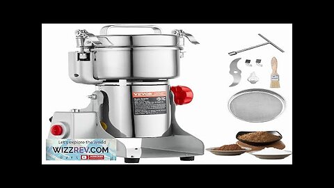 VEVOR 500g Commercial Spice Grinder Electric Grain Mill Grinder High Speed Review