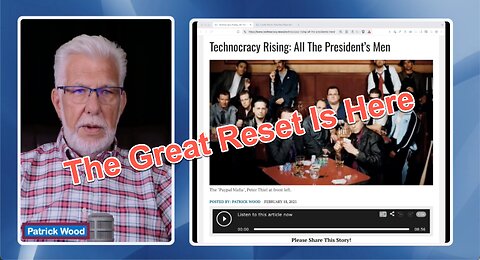 The Great Reset is Happening Right Now!