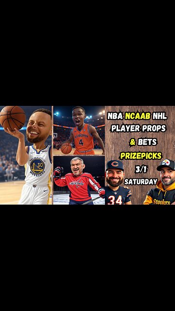 BEST 9 FREE NBA Player Props TODAY | COLLEGE BASKETBALL | NHL | 3/1/25