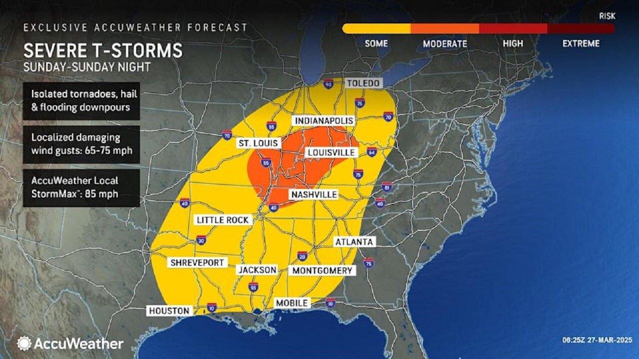 Over 100 Million At Risk For Severe Weather From Saturday To Monday - 30,000 Year Old Art