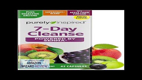 Purely Inspired 7-Day Detox Cleanse Whole Body Cleanse & Detox Pills Review