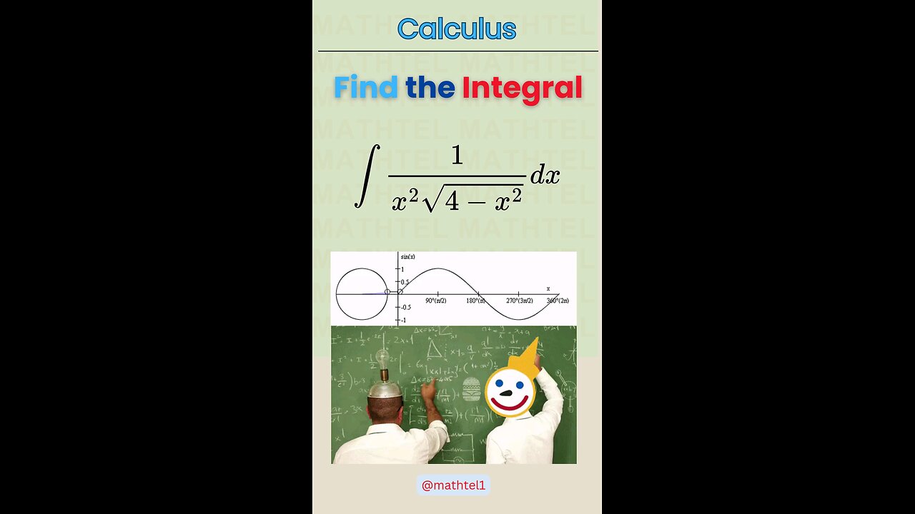 Can you find the integral ?#math #calculus #integral