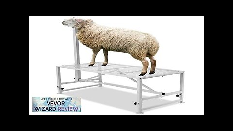 VEVOR Goat & Sheep Stand 47x23 inch Livestock Stand Metal Livestock Milking Review