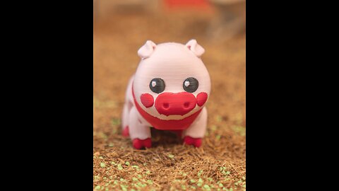 Let's Print: Pig Keychains